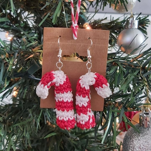 Handmade Holiday earrings‼️ (3/$25) - Picture 4 of 5